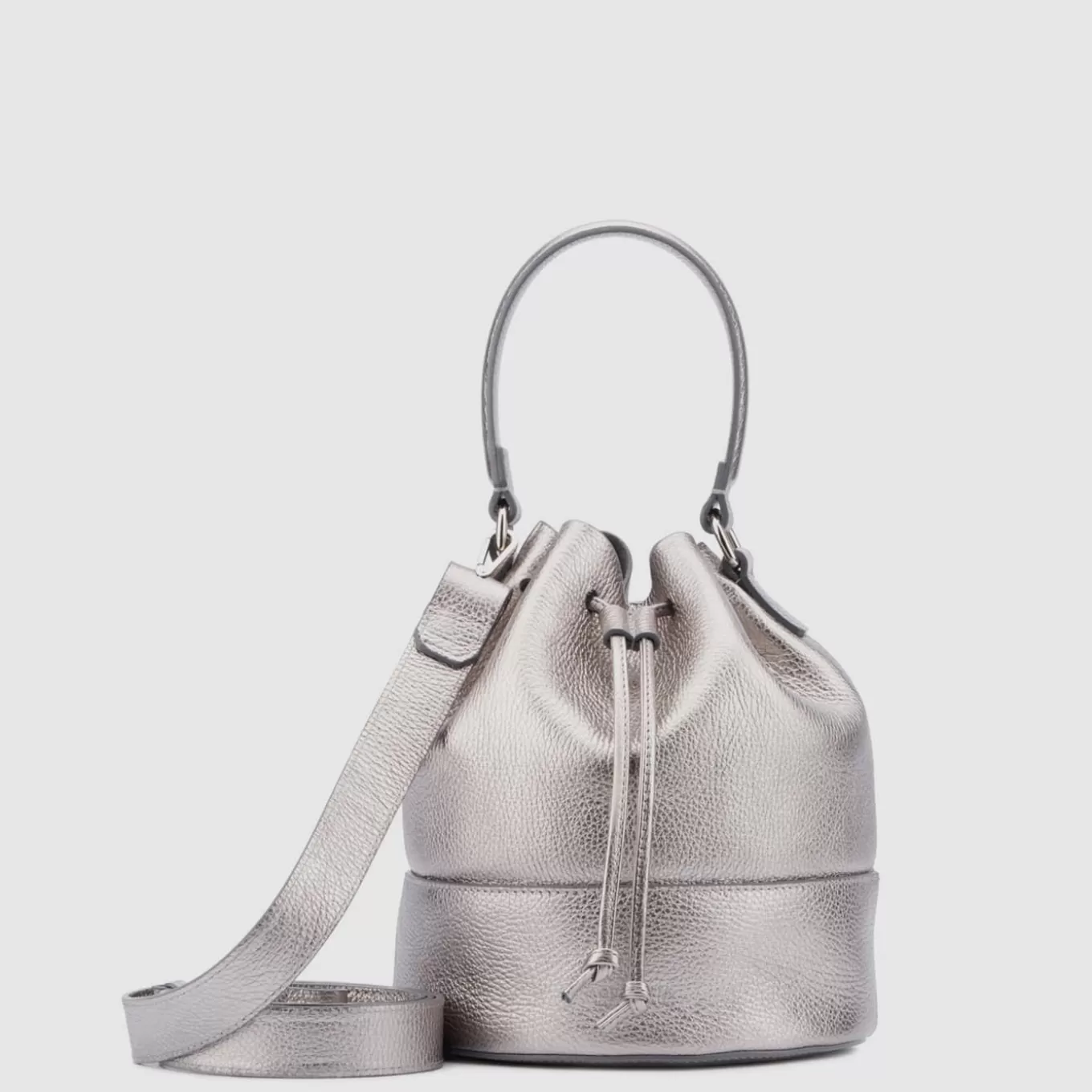 Handbags | Women Aquatalia Bari Bucket Platinum