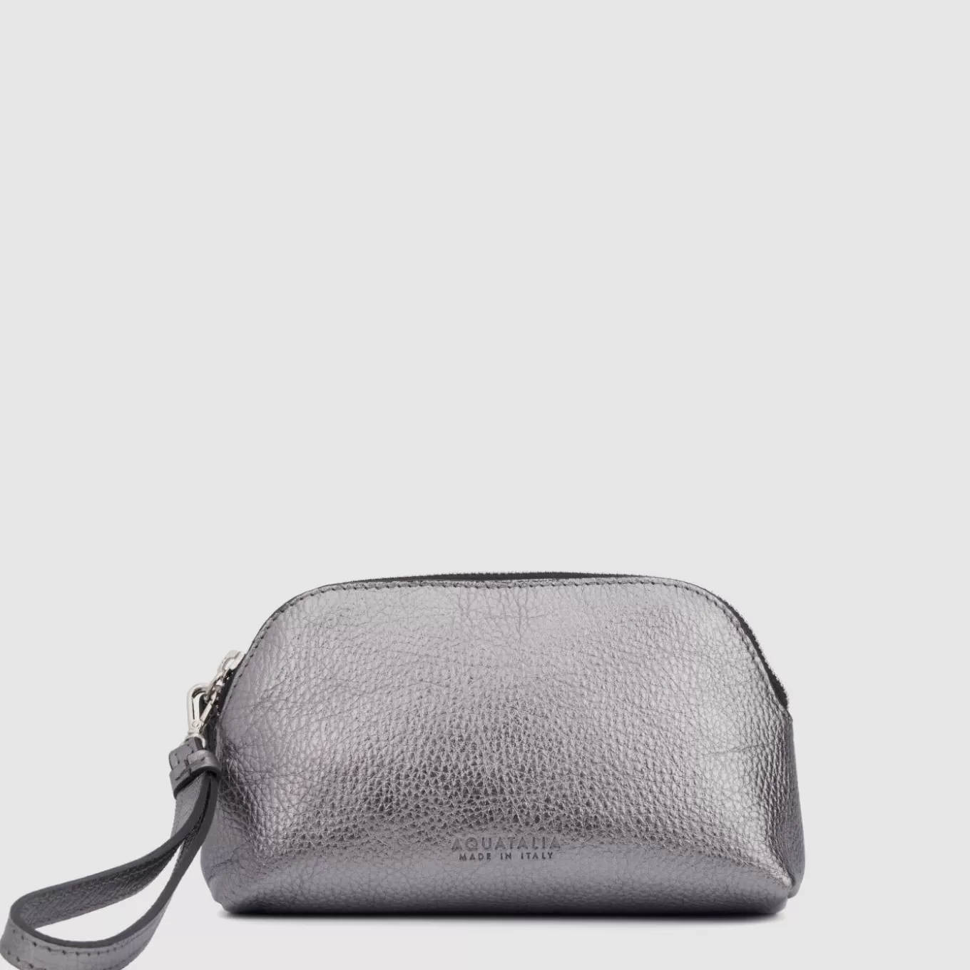 Handbags | Women Aquatalia Medium Zip Wristlet Silver