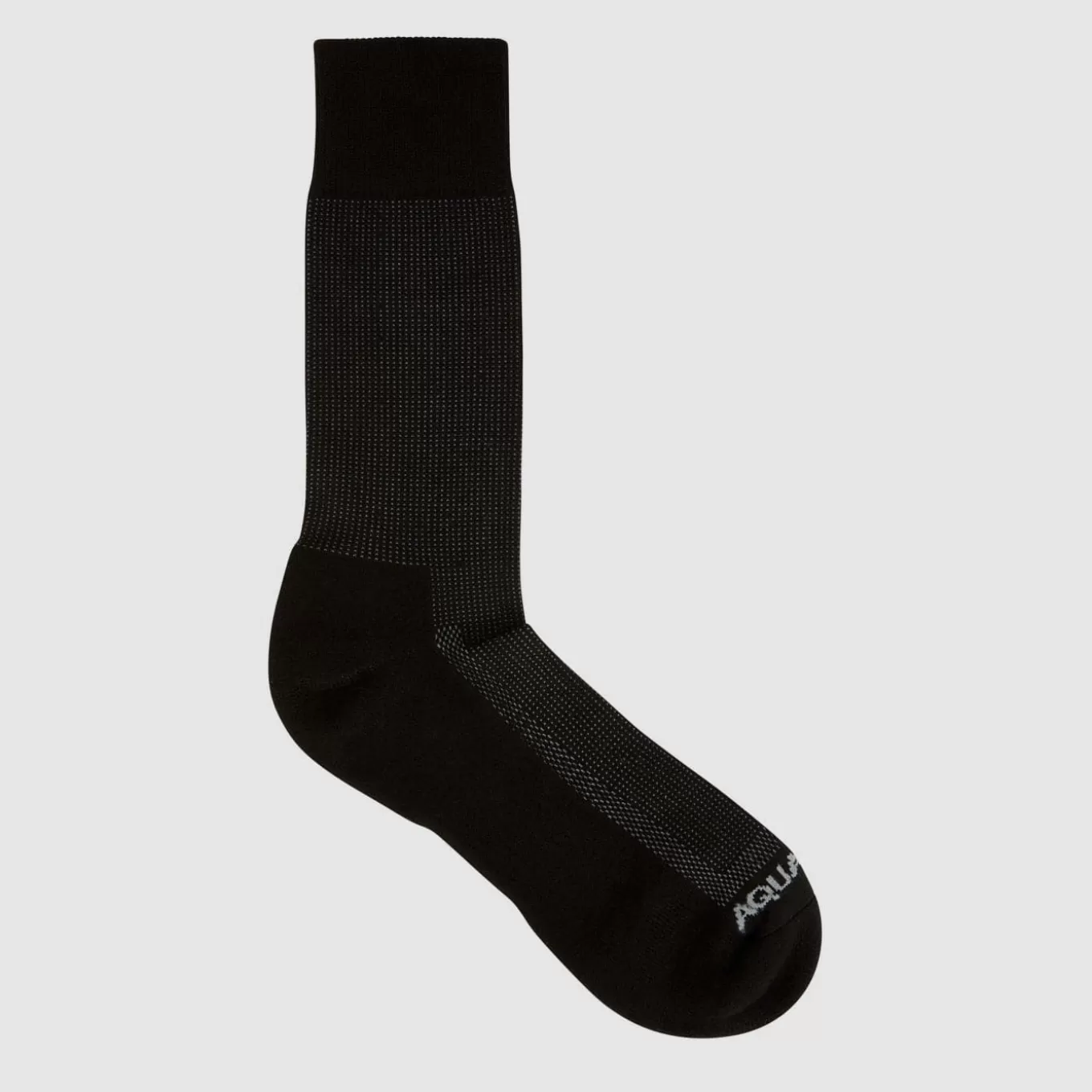 Socks | Men Aquatalia Pindot Knit Blend Men'S Sock Black/Heather Grey