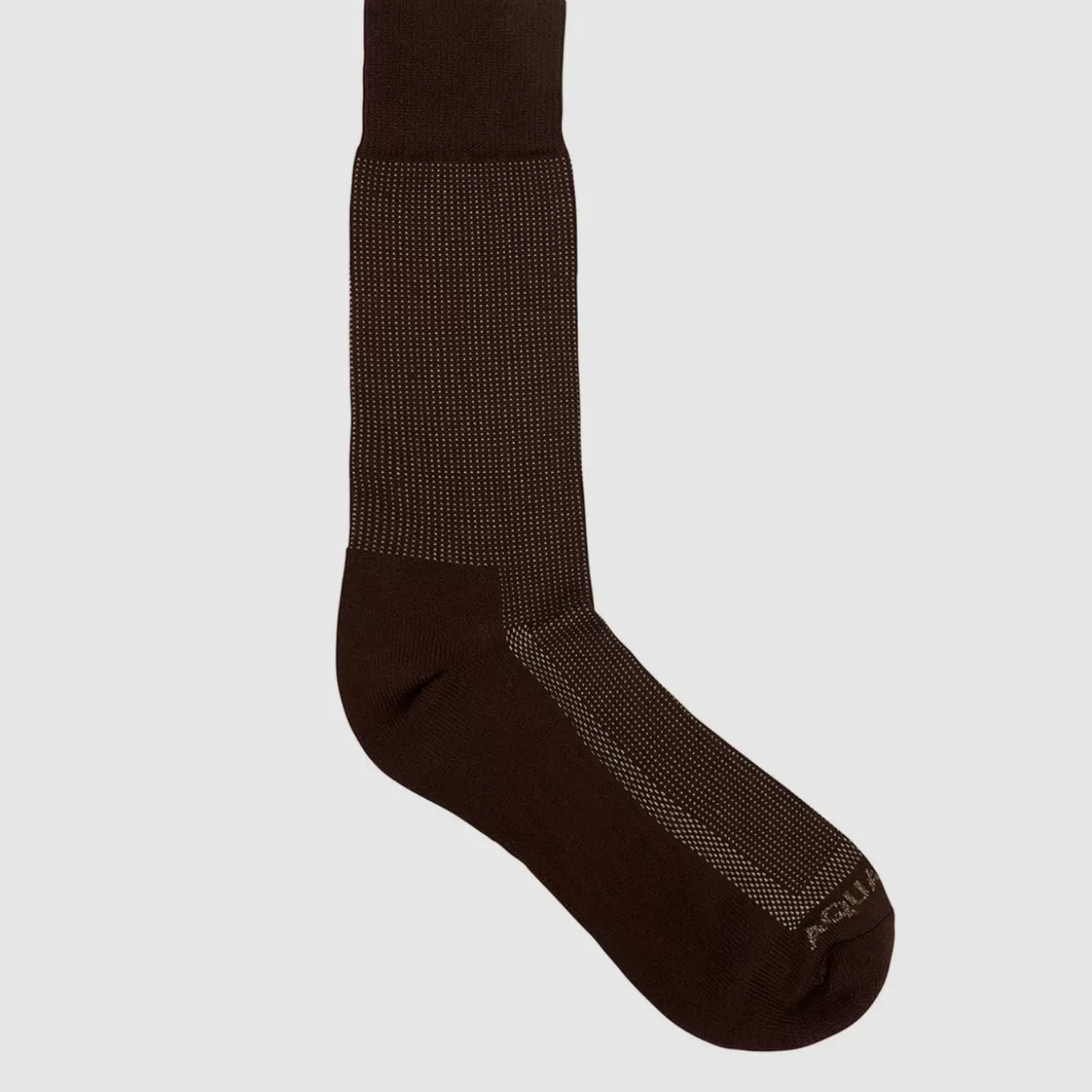 Socks | Men Aquatalia Pindot Knit Blend Men'S Sock Brown/Khaki